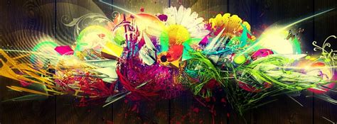 Abstract Composition Facebook Cover Photo