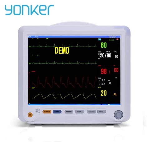 Yonker 8000b Cheap Multi Parameter Portable Ambulance Patient Monitor