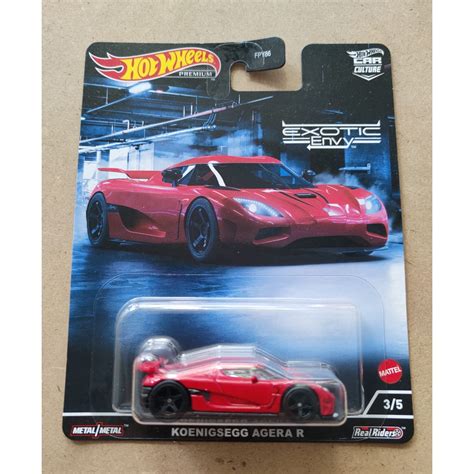 Jual HOT WHEELS PREMIUM KOENIGSEGG AGERA R MERAH RED EXOTIC ENVY Shopee Indonesia