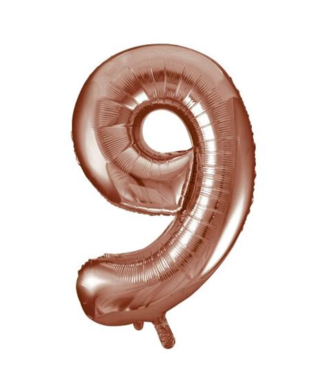 Folienballon Rose Gold Zahl Partygro Handel Folienballons