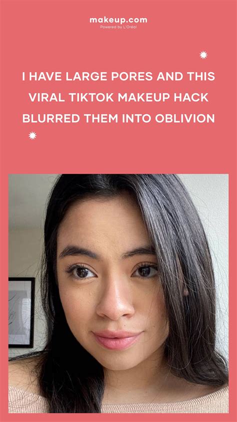 A Viral TikTok Hack For Blurring Large Pores Tips For Oily Skin