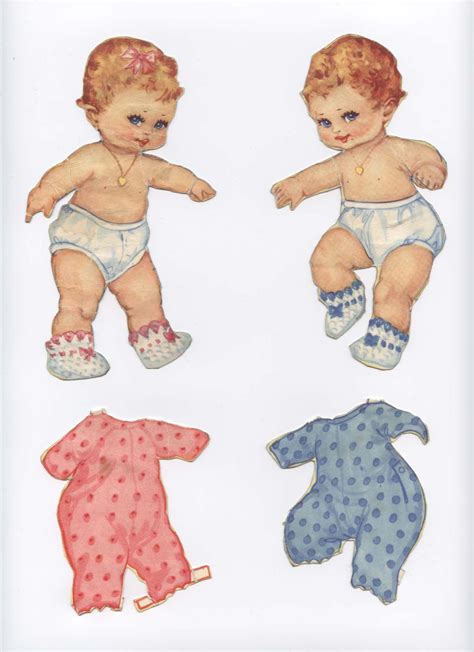 My Sisters Paperdolls Twins Påklædningsdukke