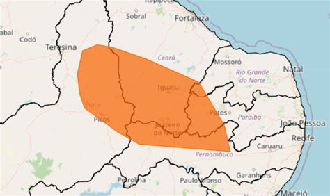 Alerta Laranja Para Temporais Chuva Intensa E Ventania Em Partes Do Pi