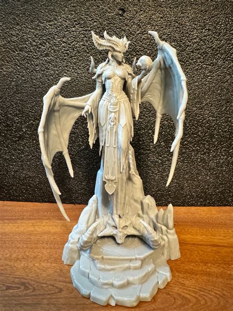 Lilith From Diablo Video Games 12K Resin 3D Printed Collectable Statue