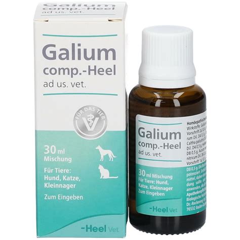 Galium Comp Heel Ad Us Vet Tropfen Ml Shop Apotheke