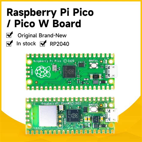 Raspberry Pi Pico Board Rp2040 Type C Micro Dual Core 264kb Arm Low Power Microcomputers High