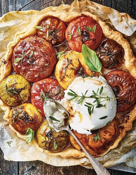 Tarte façon salade de tomates et mozzarella di bufala 60 recettes