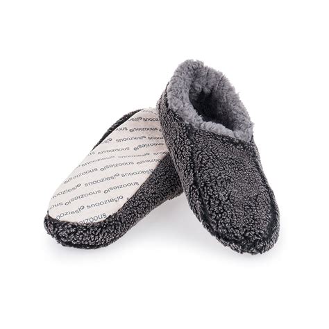 Mens Two Tone Snoozie Slippers