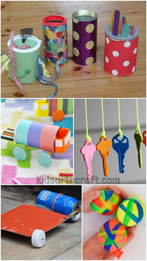 Easy DIY Toddler Toys from Recycled Materials - Kids Art & Craft