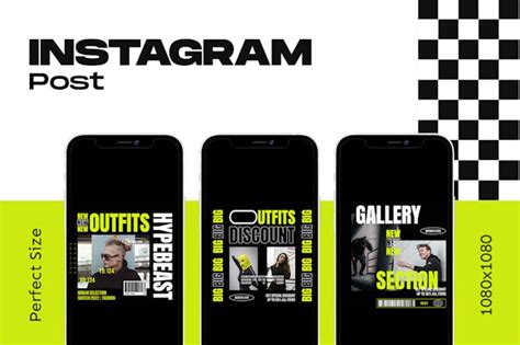 Hansen Streetwear Fashion Instagram Template Social Ft Streetwear