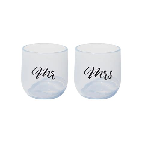 Mr And Mrs 12 Oz Wine Set Silipint