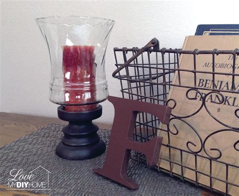 From Trash To Treasure Diy Hurricane Lamp Candle Holder Love My Diy