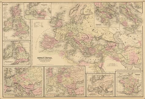 Roman Empire Imperium Romanorum Latissime Patens Barry Lawrence