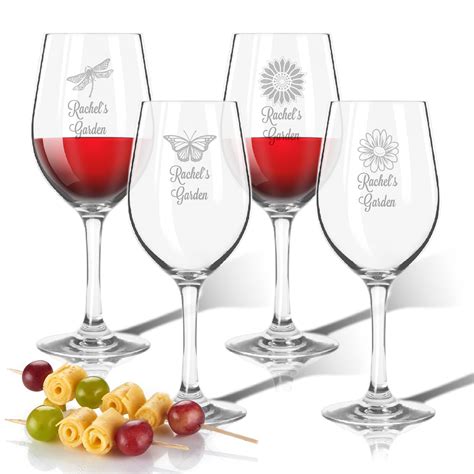 Summertime Outdoor Acrylic Wine Glasses - Set of 4