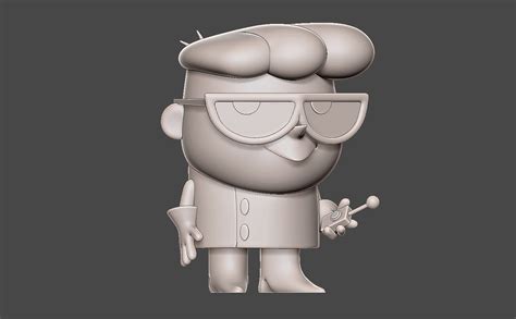 Free Stl File Dexters Laboratory Dexter Free・3d Print Design To