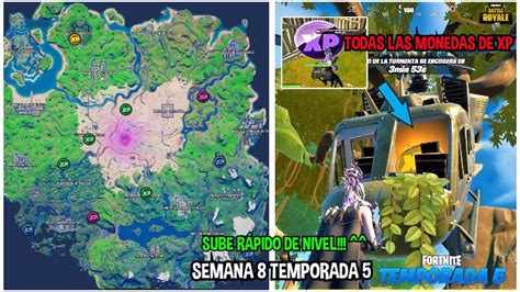 Fortnite Ubicaci N De Todas Las Monedas Xp Semana Temporada