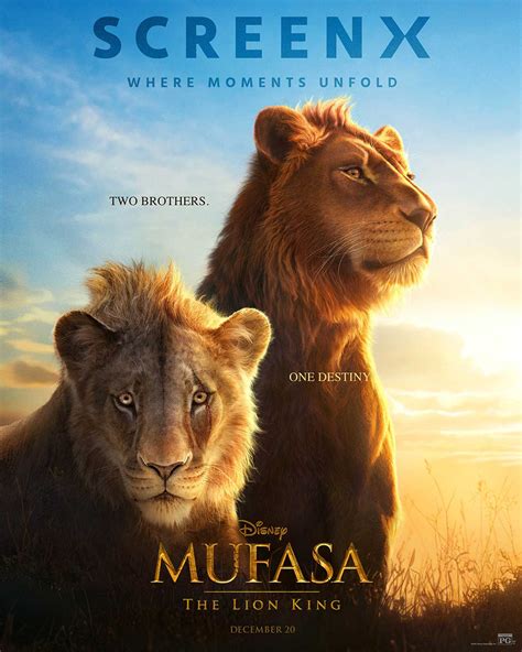 Mufasa: The Lion King - ScreenX Movie Poster | Moviefone