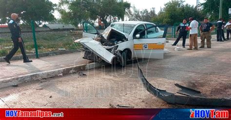 Hoy Tamaulipas Choque En Tamaulipas Dos Lesionados Deja Fuerte Choque