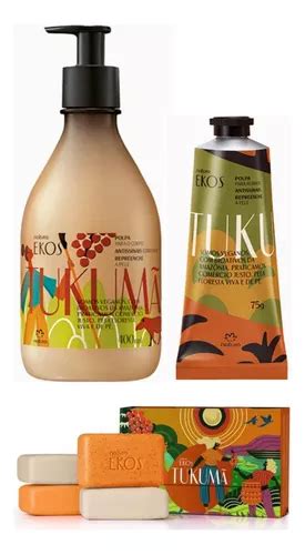 Kit Ekos Tukuma Crema Corporal Manos Y Jabones Natura Meses Sin