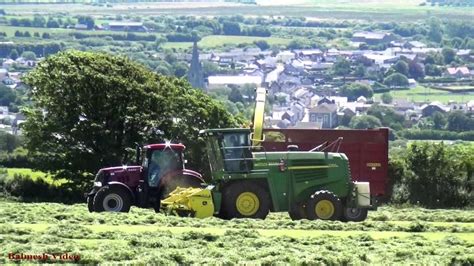 Silaging With John Deere 7300 And Sea View YouTube