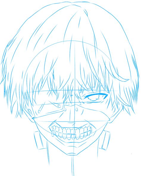 Cách Vẽ Ken Kaneki Vẽ Từng Nét Nhỏ