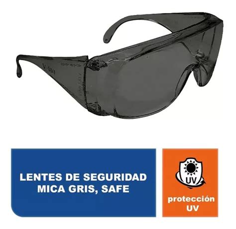 Lentes De Seguridad Mica Gris Safe Truper 14253