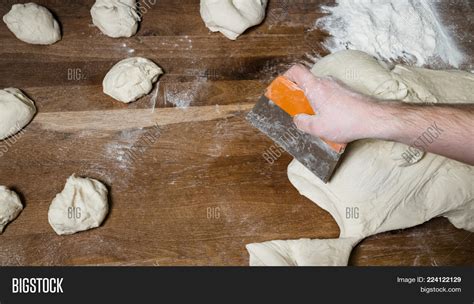 Chef Cutting Dough. Image & Photo (Free Trial) | Bigstock