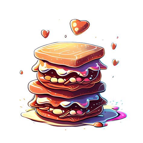 Kawaii Smores Graphic · Creative Fabrica