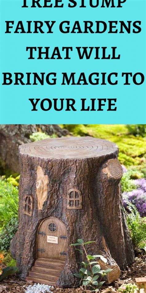 Tree Stump Fairy Gardens That Will Bring Magic To Your Life Gardening