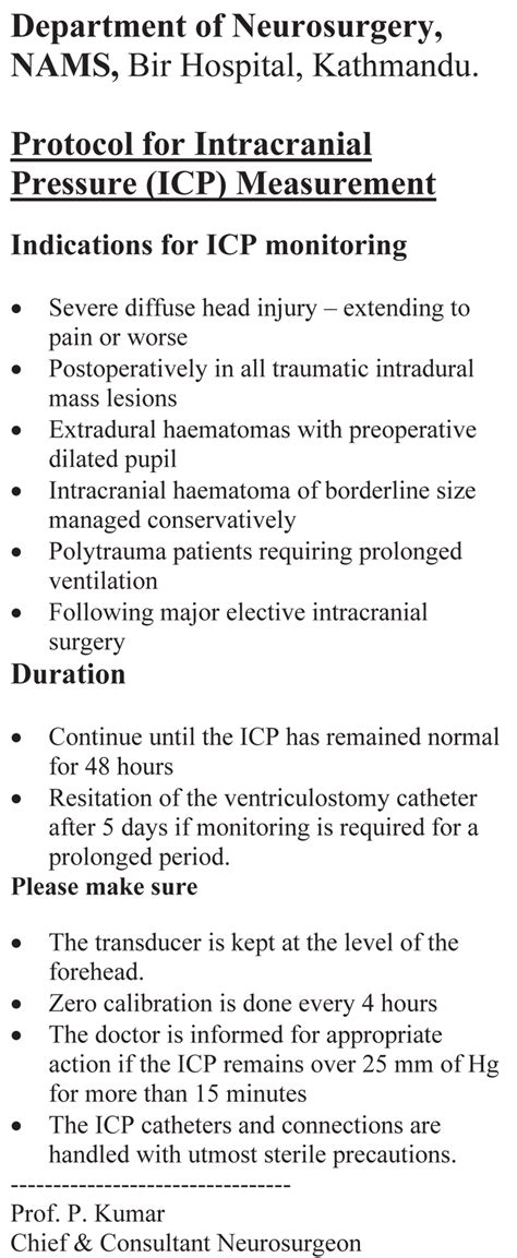 A Management Algorithm For Patients With Intracranial 60 OFF