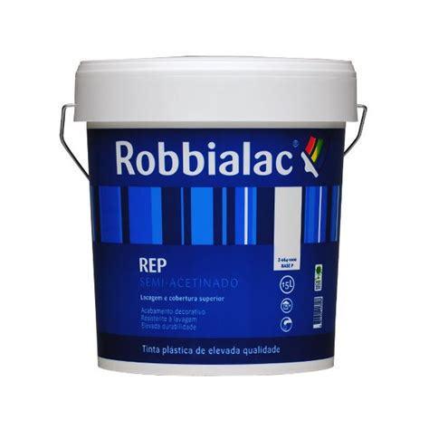 Robbialac Tinta De Interior E Exterior Semi Acetinado Rep Branco L