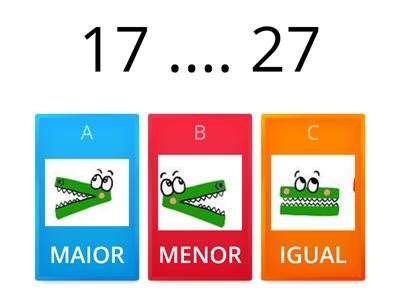 Simbolos maior menor e igual - Recursos de ensino