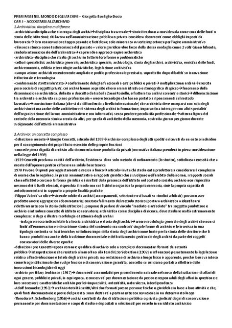 Primi Passi Nel Mondo Degli Archivi Temi E Testi 6