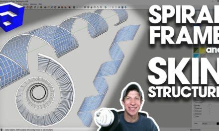 Modeling A Curving Truss Frame Structure In Sketchup With Curviloft