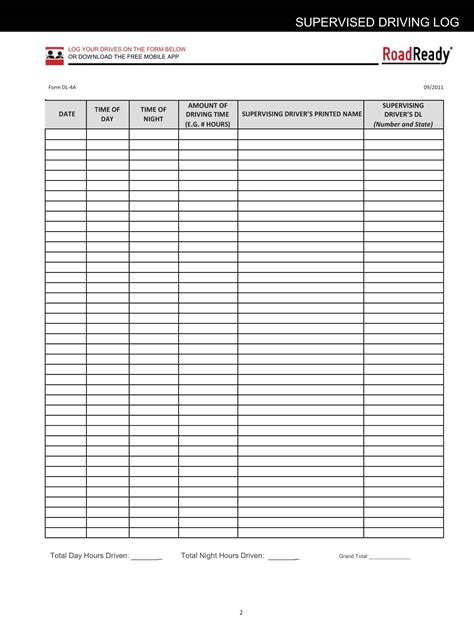 Free Printable Drivers Daily Log Book Templates Excel Pdf Example