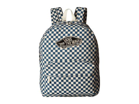 Vans Checkerboard Backpack Moroccan Blue - Zappos.com Free Shipping BOTH Ways