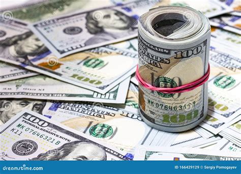 Us Dollars Bundle Close Up Stock Image Image Of Currency