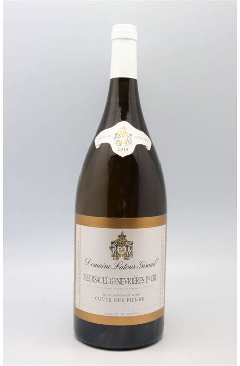 Latour Giraud Meursault 1er cru Genevrières Cuvée des Pierre 2014 Magnum