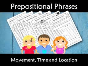 Prepositions Phrases With Poster And Assessment Teaching Resources