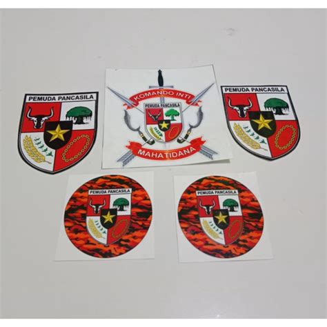 Jual Stiker Logo Pemuda Pancasila 1 Paket Cod Stiker Logo Pemuda