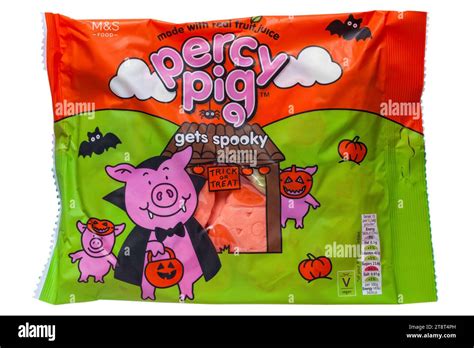 Packet Of M S Percy Pig Gets Spooky Sweets Made With Real Fruit Juice