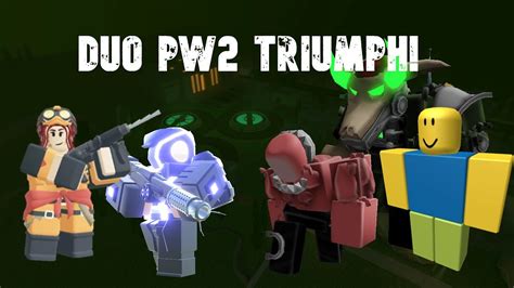 Roblox Tds Duo Polluted Wastelands Triumph Youtube