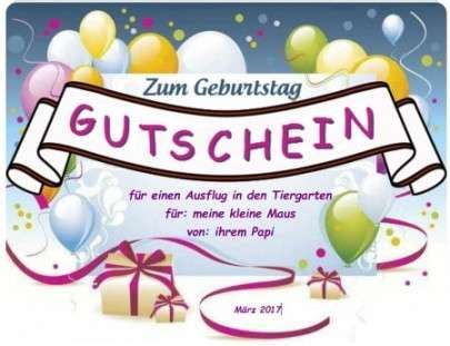 Gutschein Ausflug Vorlage