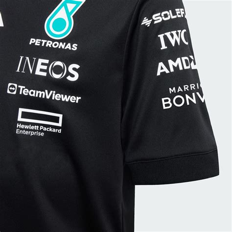 adidas MERCEDES - AMG PETRONAS FORMULA ONE TEAM DRIVER JERSEY - Black