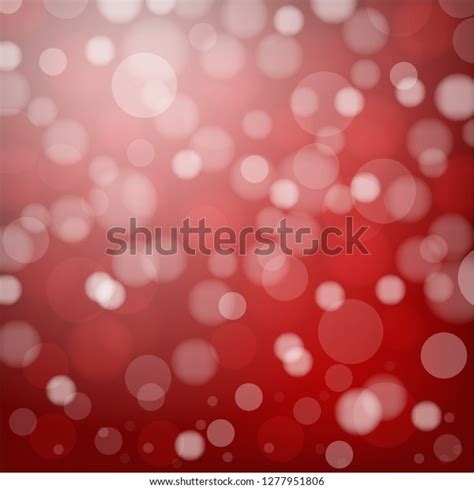 Red Bokeh Abstract Light Background Vector Stock Vector Royalty Free