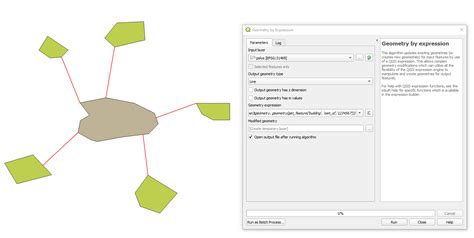 Field Calculator Calculating The Shortest Distance Between Polygons