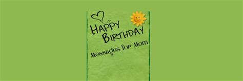 Birthday Card Messages for Mom - Mzuri Springs