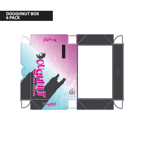 Doughnut Box Packaging Design Template: Over 35 Royalty-Free Licensable ...