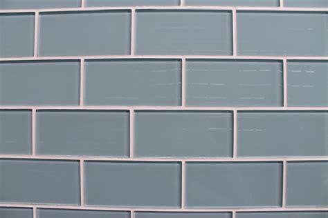 Jasper Blue Gray 3x6 Glass Subway Tiles | Rocky Point Tile - Glass and Mosaic Tile Store