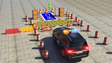 Multiplayer Prado Car Parking Police Game US Police Car Transport